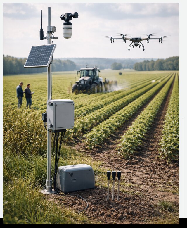 Разработка IoT мониторинга полей в Магнитогорске от 8793 р. | АвикейМгн